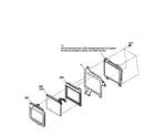 Sony ILCE-6000LB glass retainer diagram
