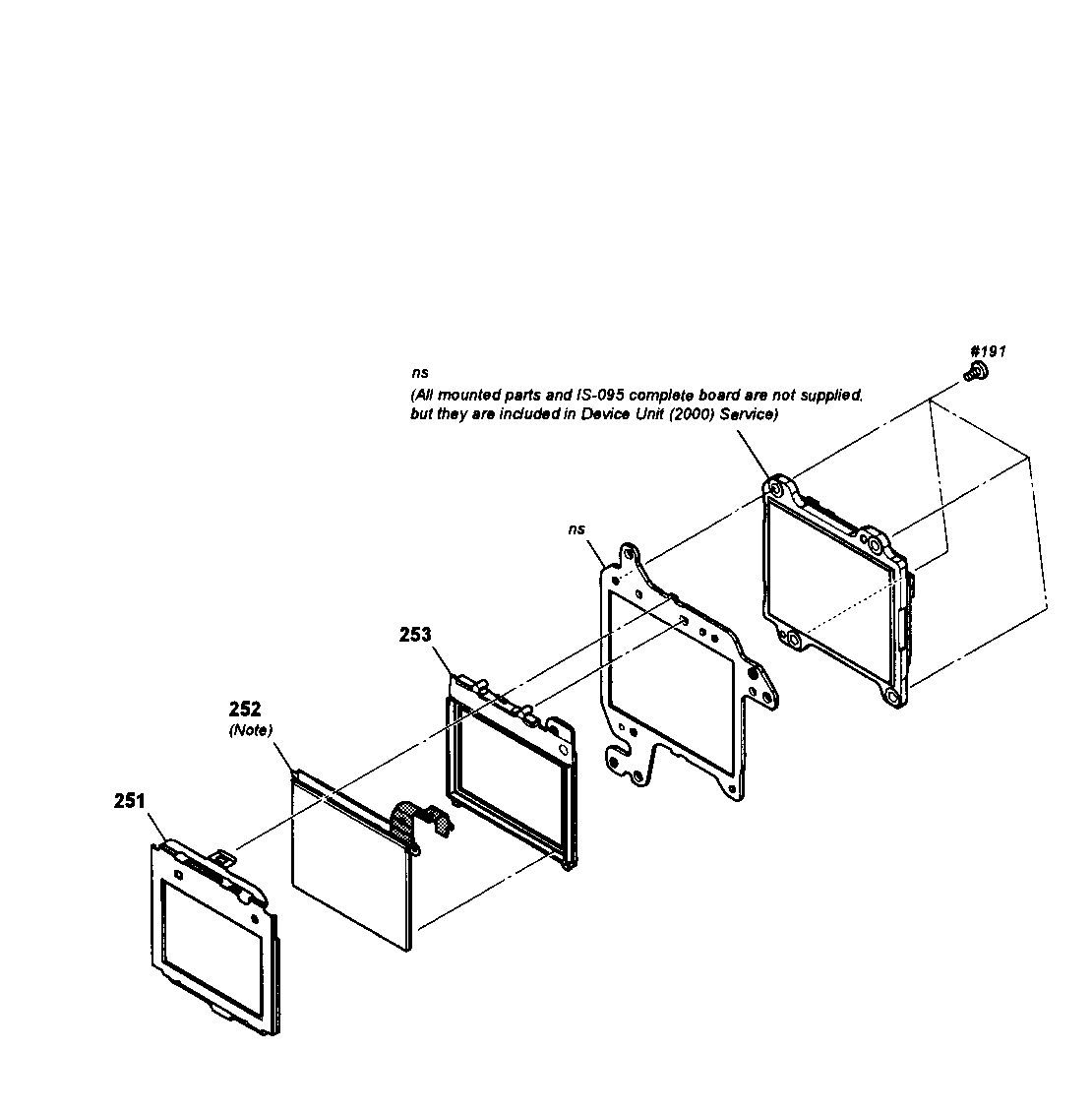 Glass retainer