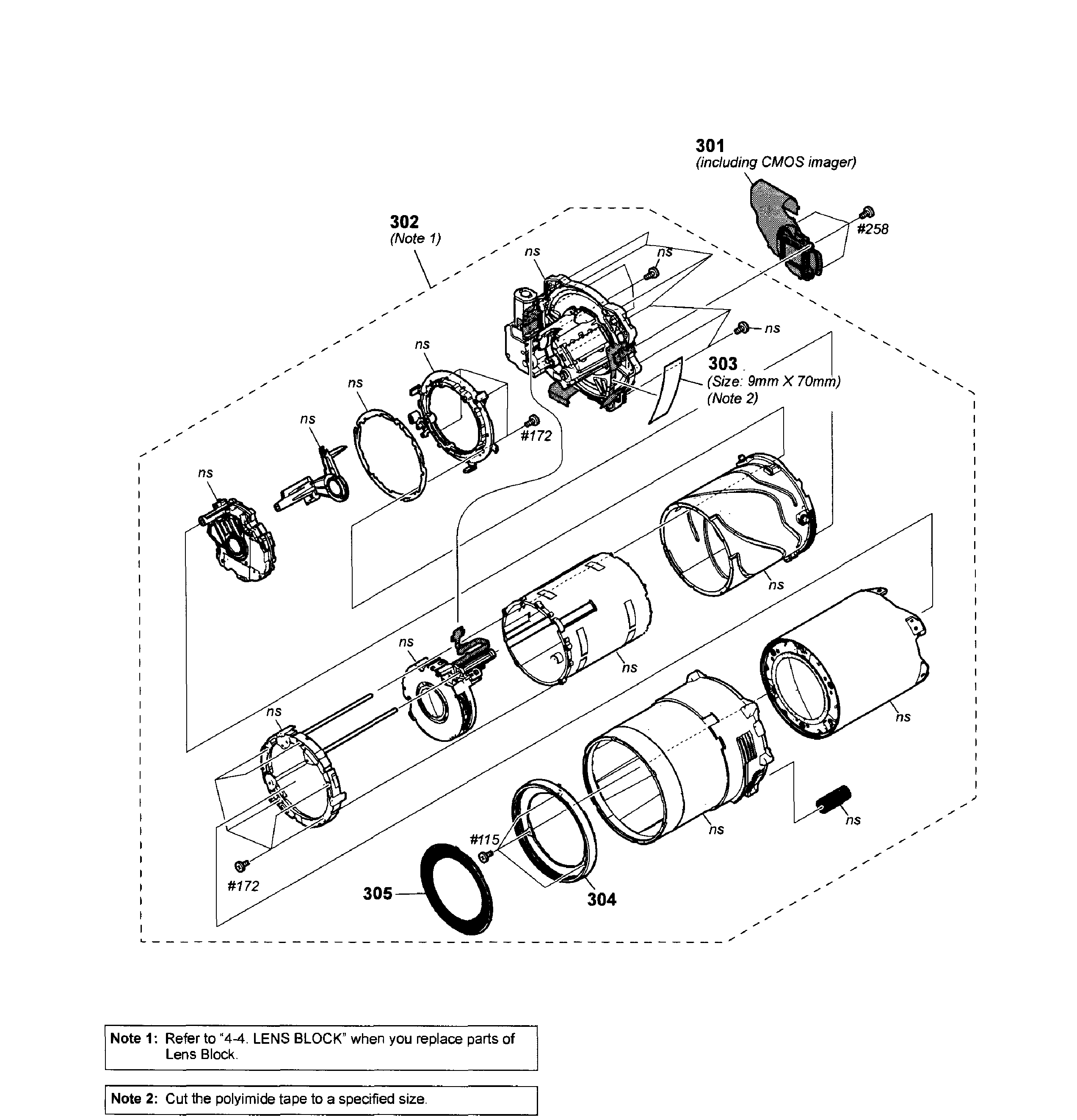 Lens block