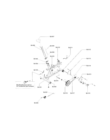Seat & upright assy