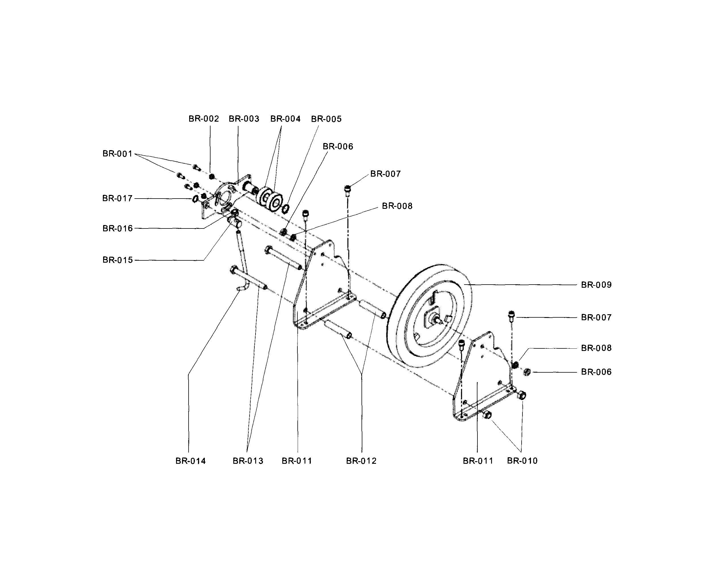 Brake & tensioner