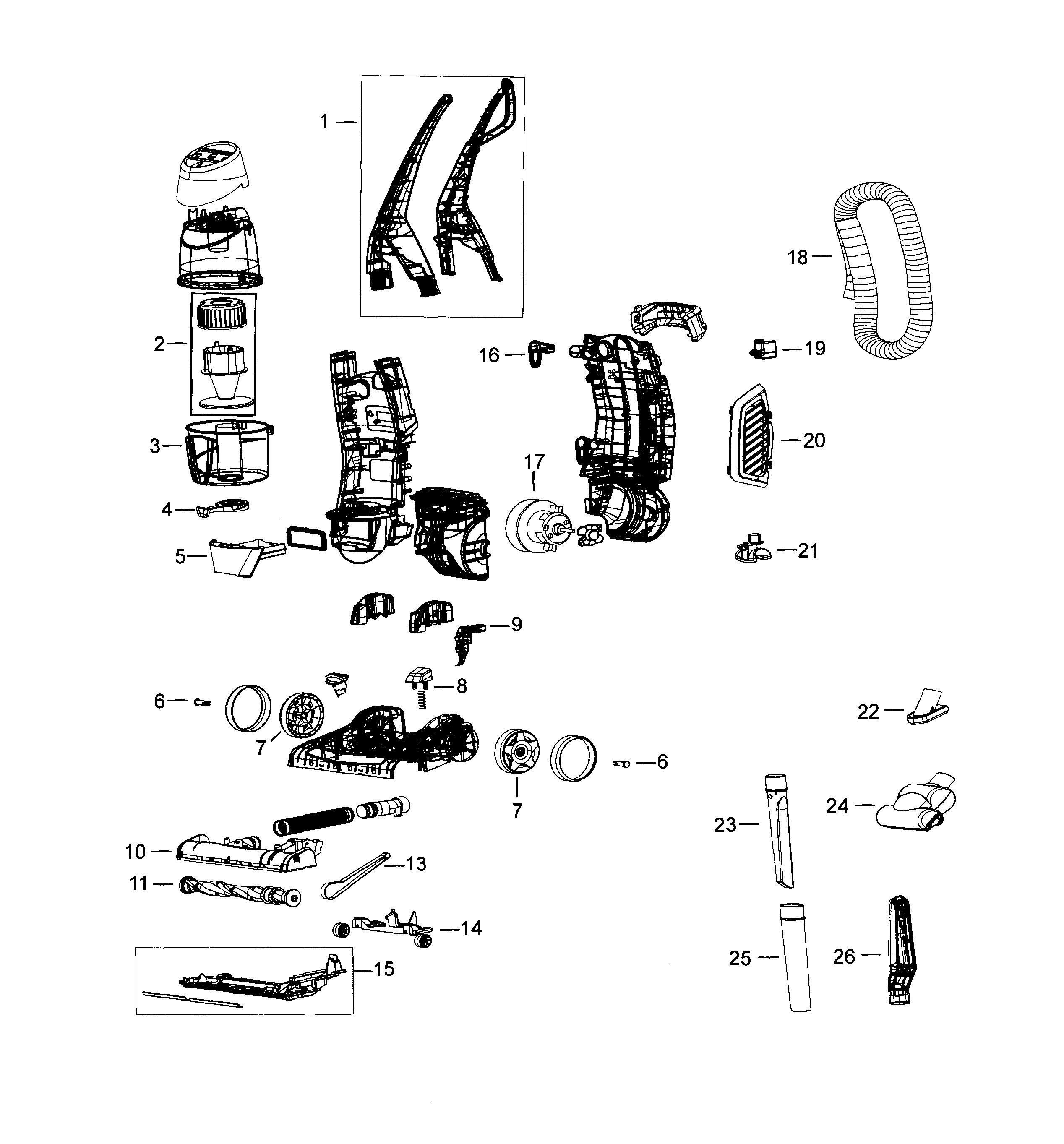Vacuum assy