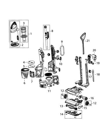 Vacuum assy