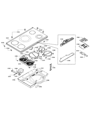 Cooktop assy
