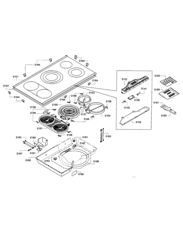 Cooktop assy
