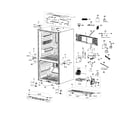 Samsung RF18HFENBBC/AA-00 cabinet diagram