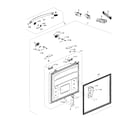 Samsung RF18HFENBBC/AA-00 freezer door diagram