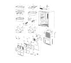 Samsung RF18HFENBWW/AA-00 fridge diagram