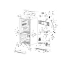Samsung RF18HFENBWW/AA-00 cabinet diagram