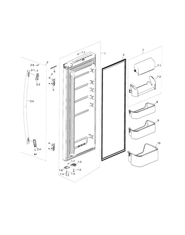 Fridge door r