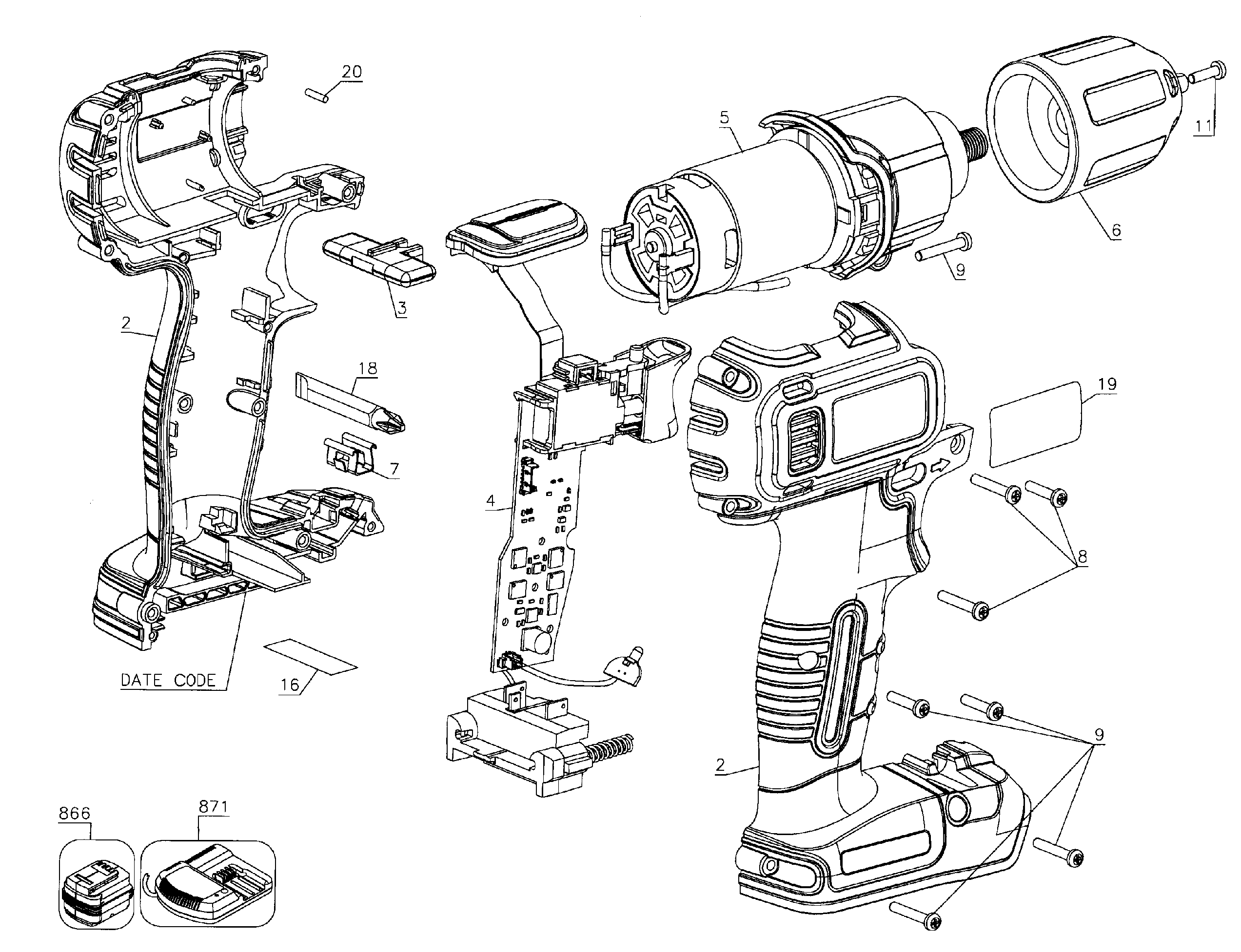 Drill assy