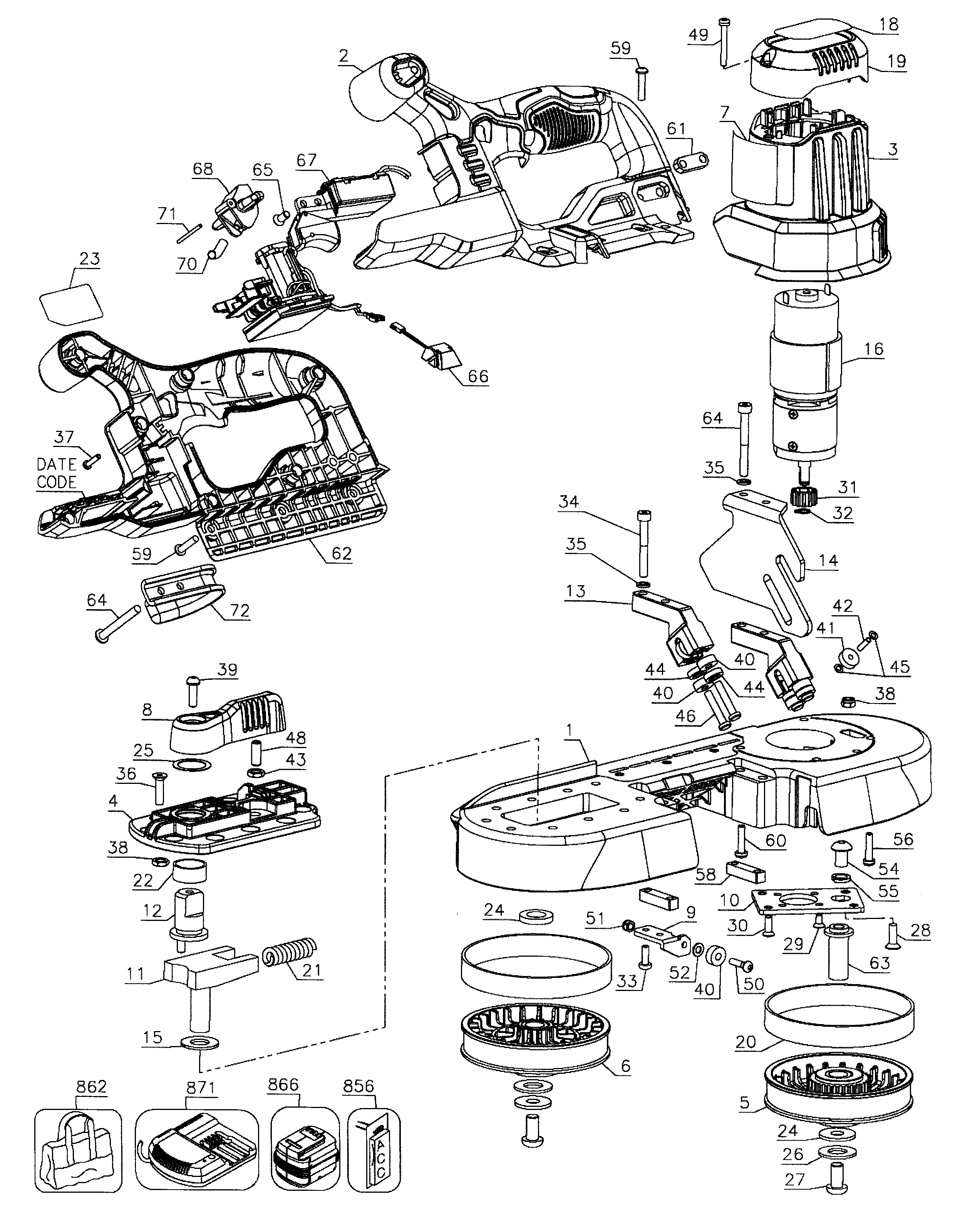 Saw assy