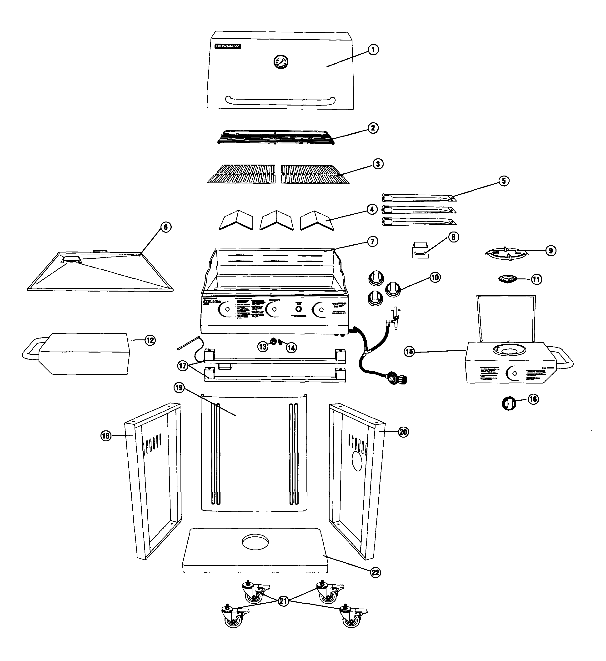 Grill assy