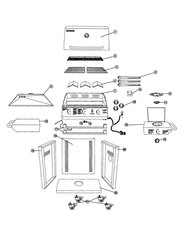 Grill assy
