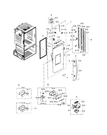 Fridge door l