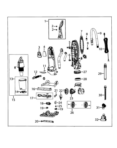 Vacuum assy