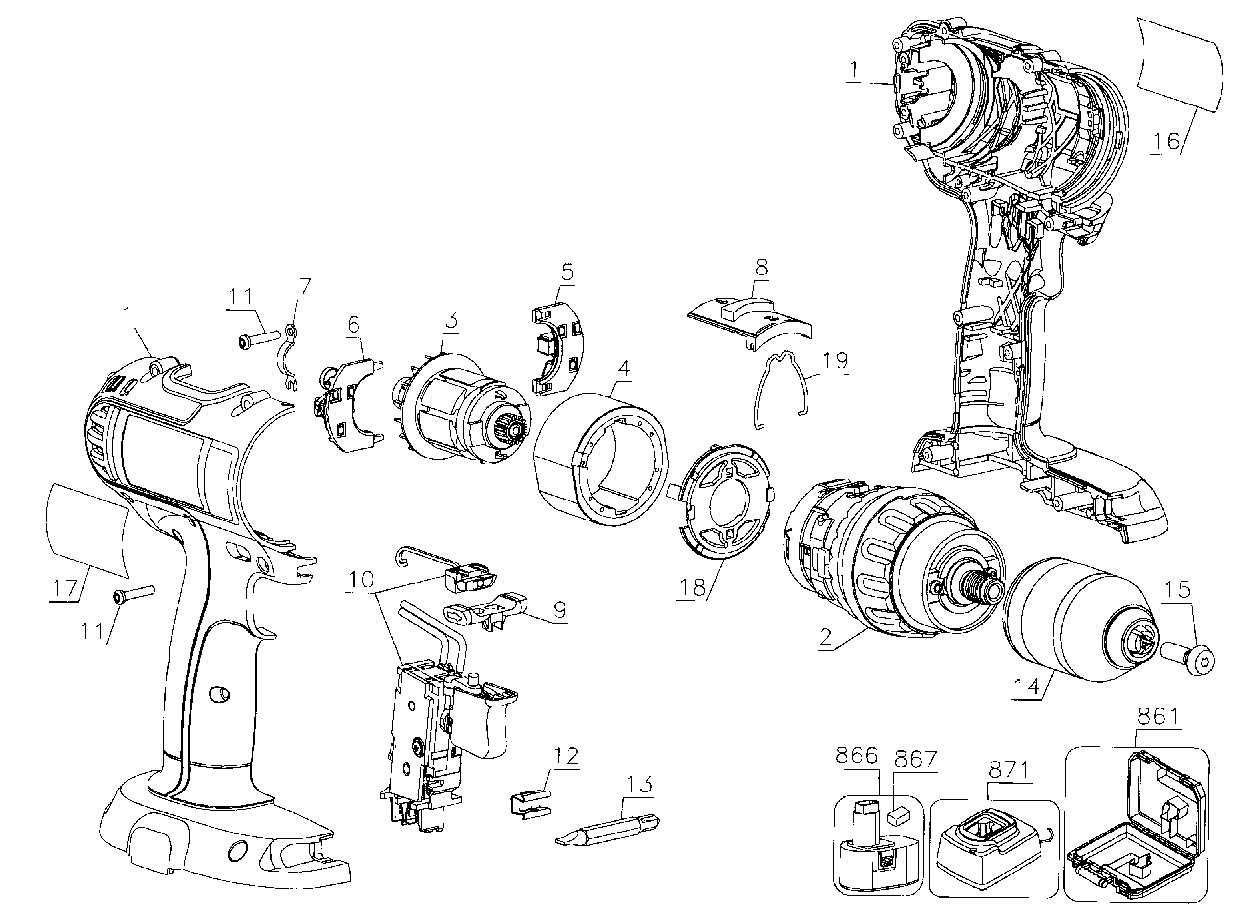 Drill assy