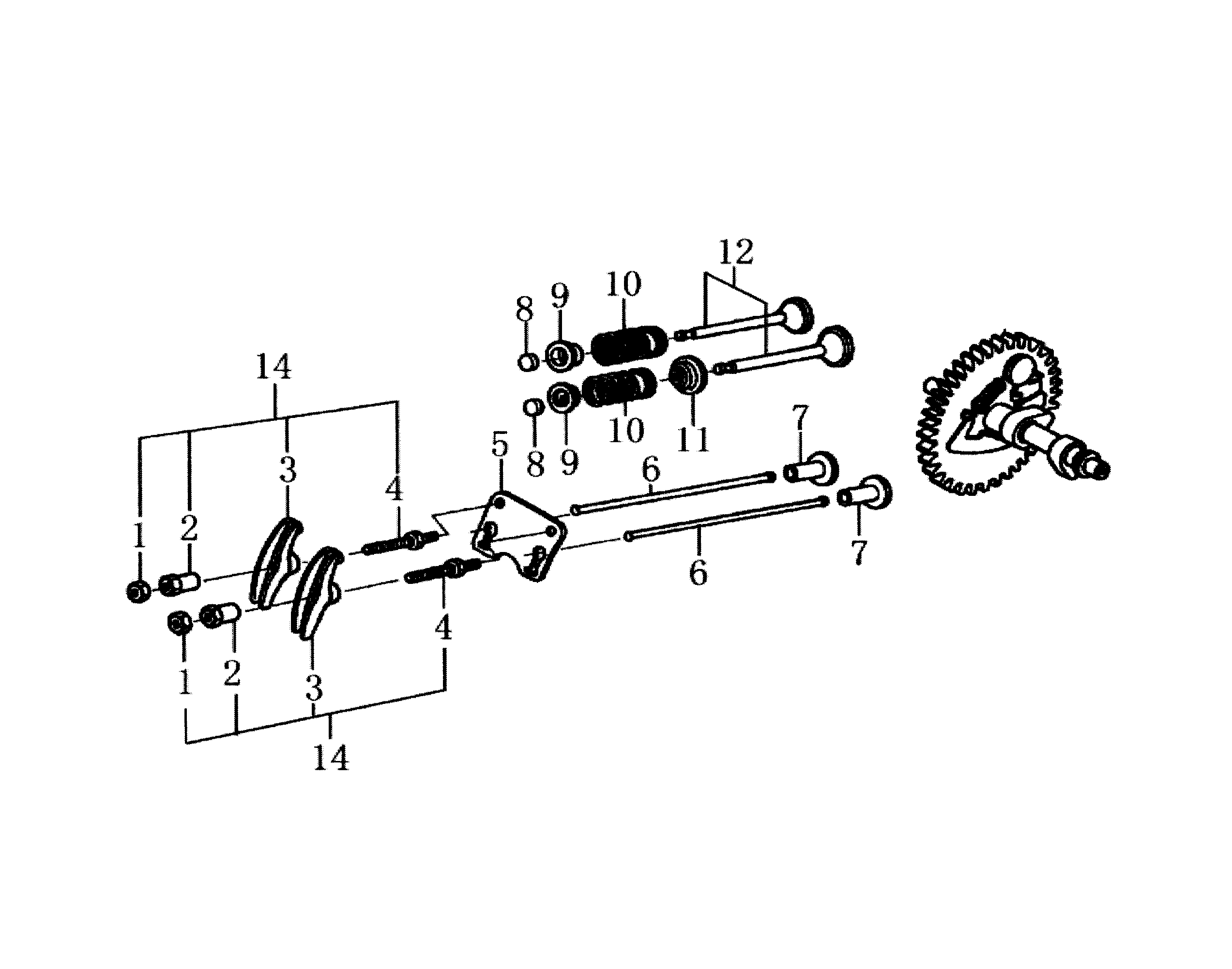 Rocker/camshaft