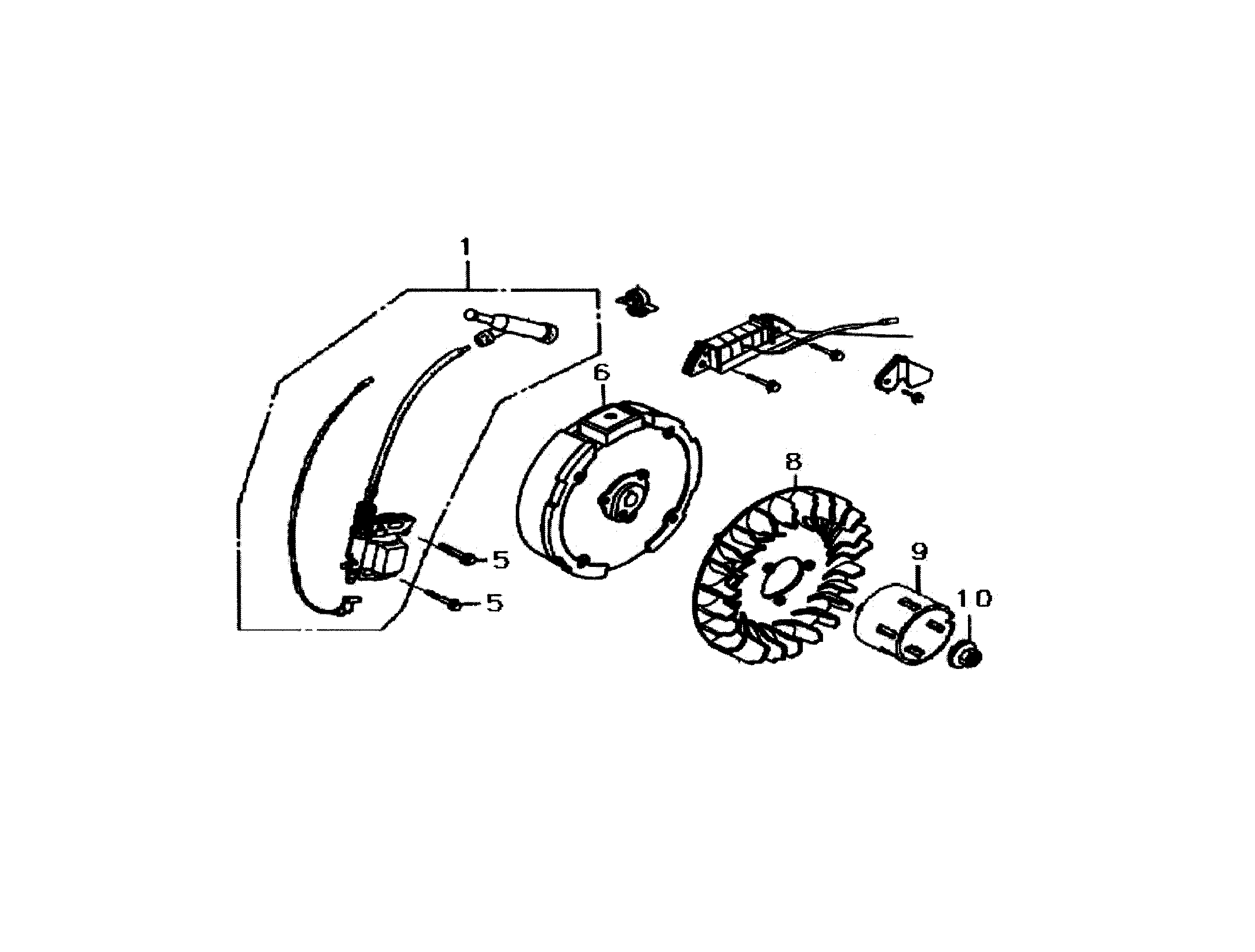 Flywheel/ignition