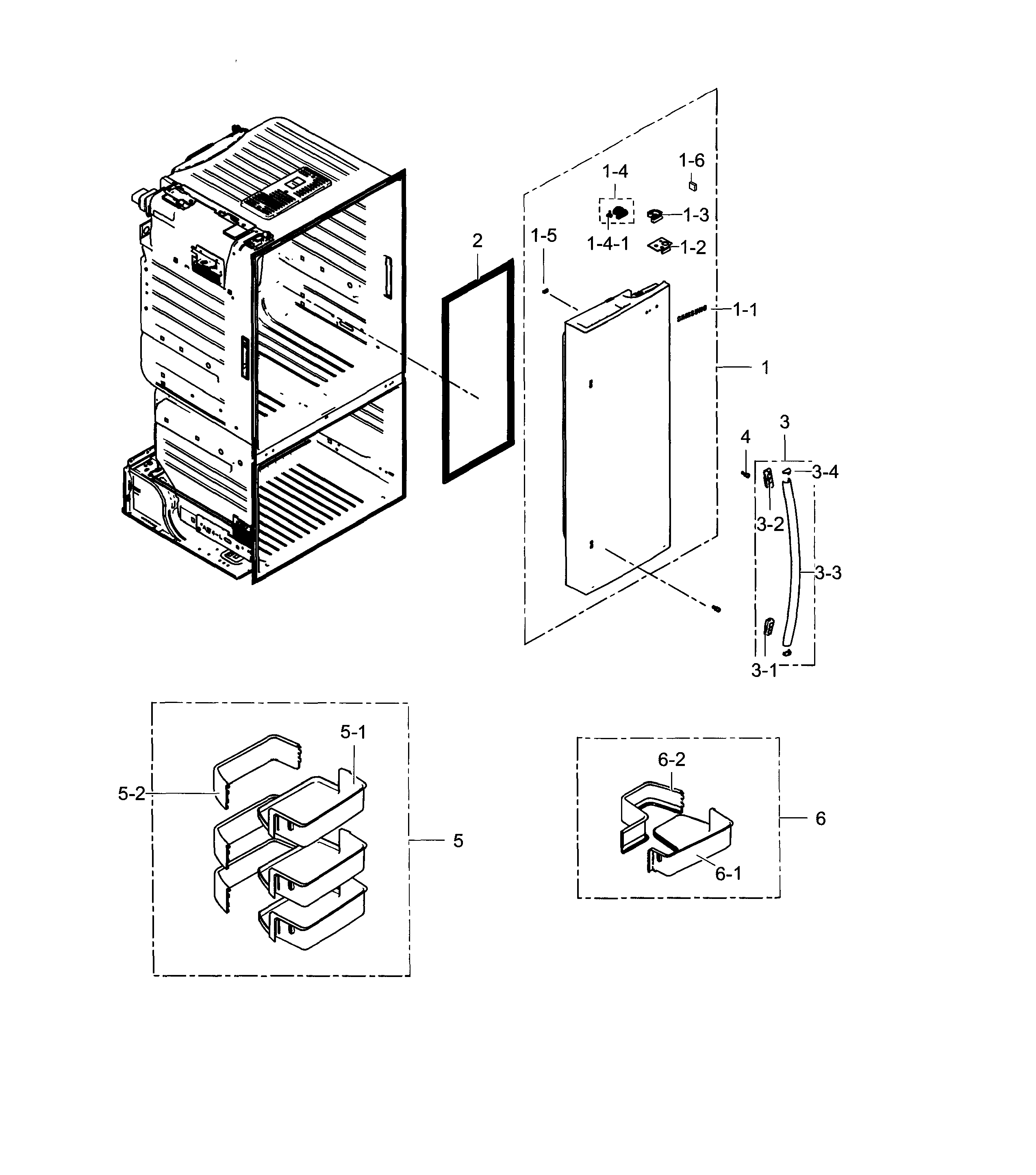 Fridge door r