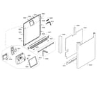 Bosch SHE7PT55UC/03 door diagram