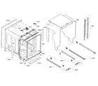 Bosch SHE7PT55UC/03 frame & cabinet diagram