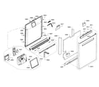 Bosch SHP7PT55UC/02 door diagram