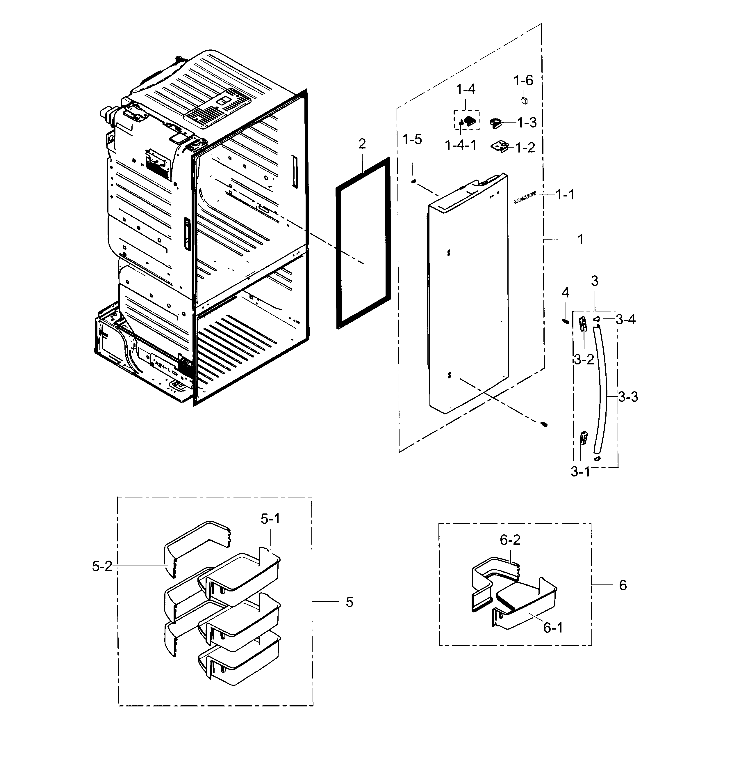 Fridge door r