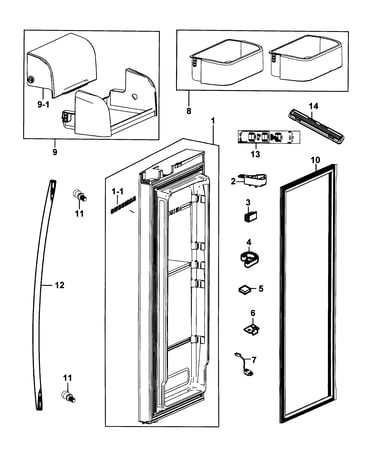 Fridge door r