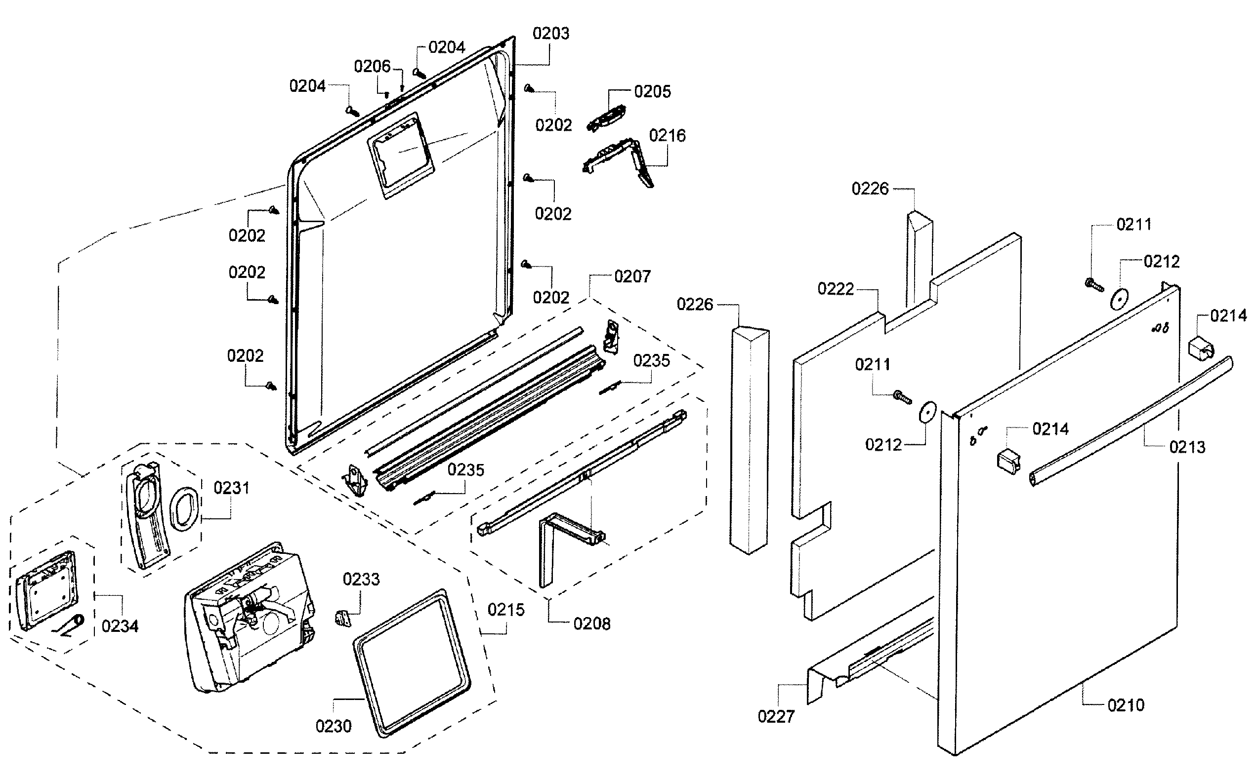 Door assy