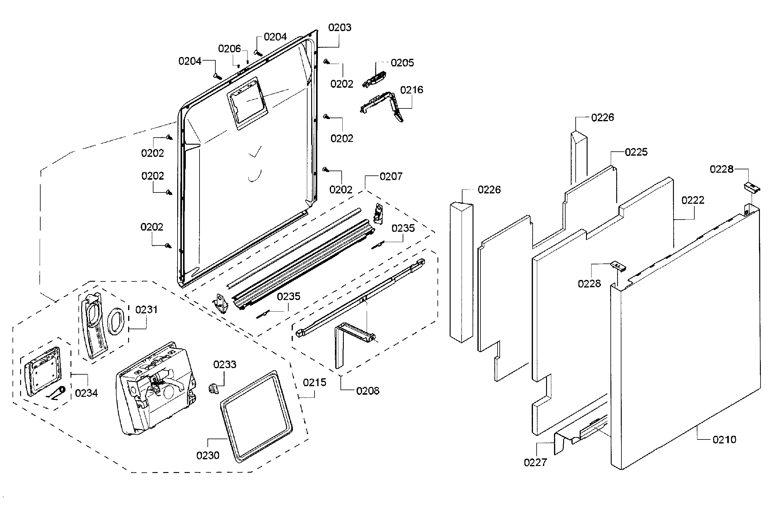 Door assy