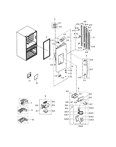 Refrigerator door l