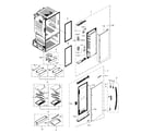 Samsung RF28HDEDBSR/AA-01 refrigerator door r diagram
