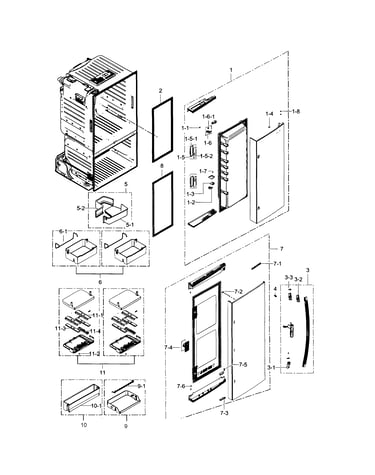 Refrigerator door r