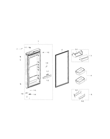 Refrigerator door r