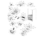 Samsung RFG238AARS/XAA-00 freezer diagram