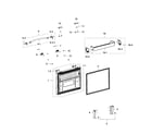 Samsung RFG238AARS/XAA-00 freezer door diagram