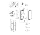 Samsung RFG238AARS/XAA-00 refrigerator door l diagram