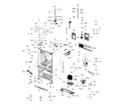 Samsung RFG238AARS/XAA-01 cabinet diagram
