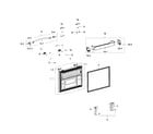 Samsung RFG238AARS/XAA-01 freezer door diagram