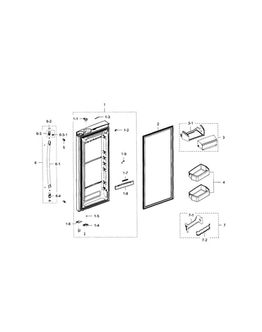 Refrigerator door r