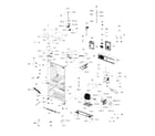 Samsung RFG238AARS/XAA-02 cabinet diagram