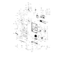 Samsung RFG238AAWP/XAA-00 cabinet diagram