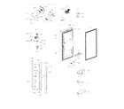 Samsung RFG238AAWP/XAA-00 refrigerator door l diagram