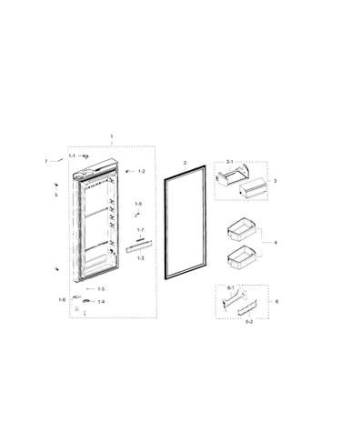 Refrigerator door r