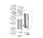 Samsung RS2530BSH/XAA-00 refrigerator diagram