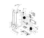 Samsung RS2530BSH/XAA-00 cabinet diagram