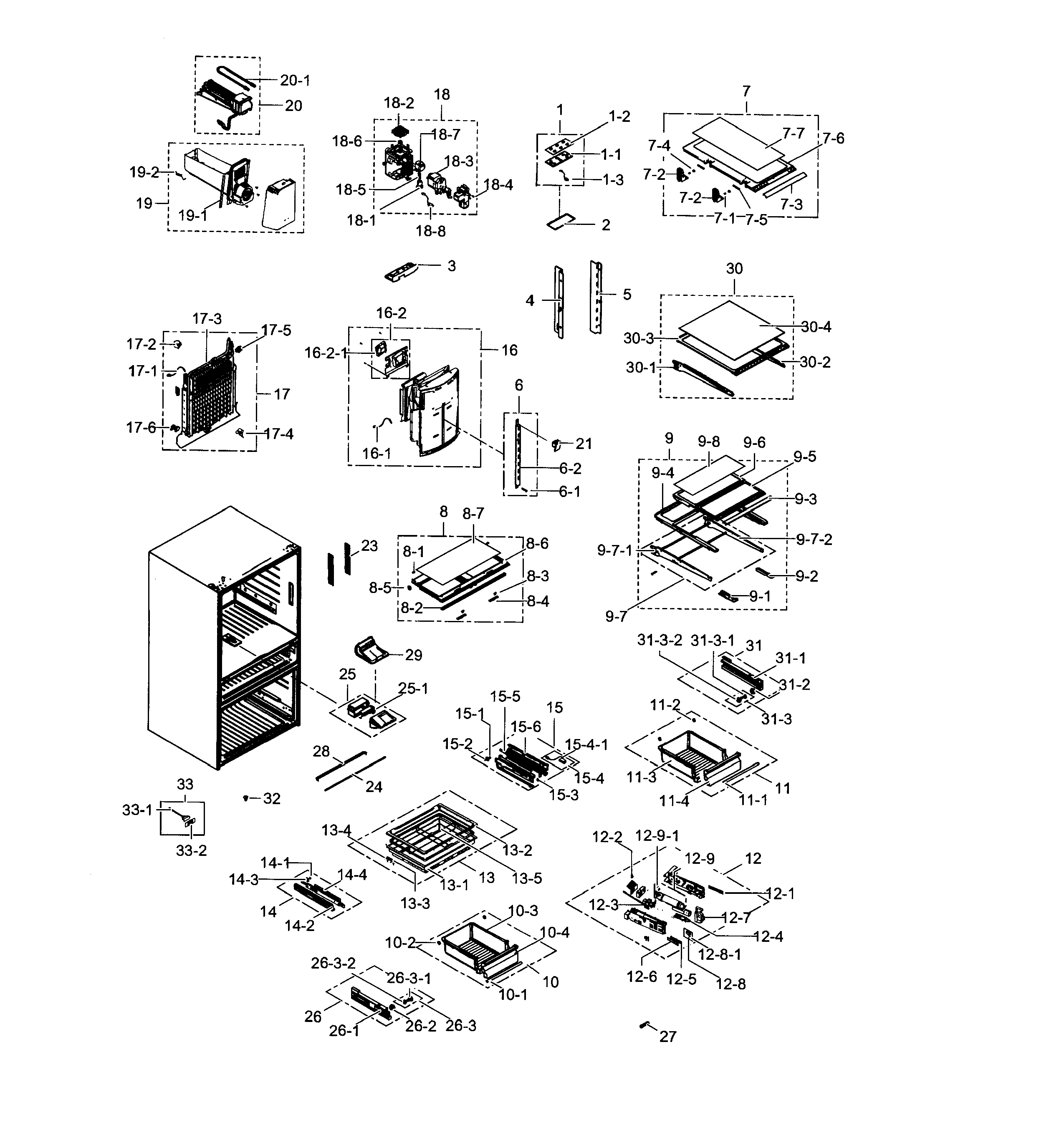 Refrigerator / icemaker