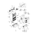 Samsung RF24FSEDBSR/AA-01 cabinet diagram