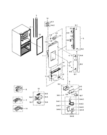 Refrigerator door l